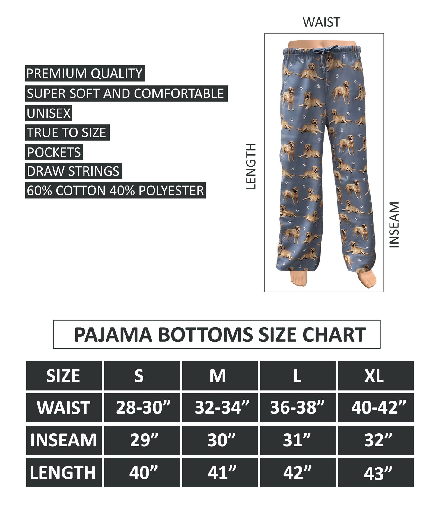 Lexi Lounge Pants- Yellow Lab