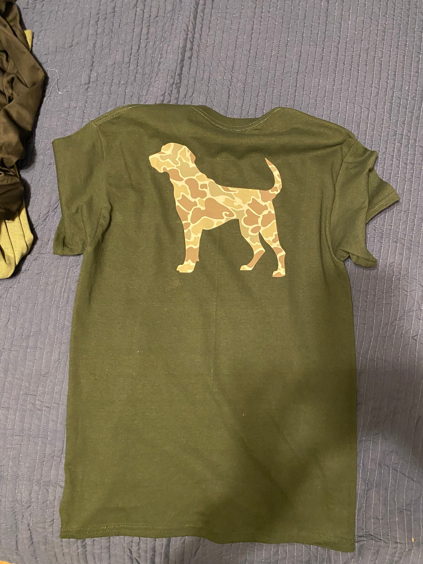 Camo Dog Short Sleeve T-shirt