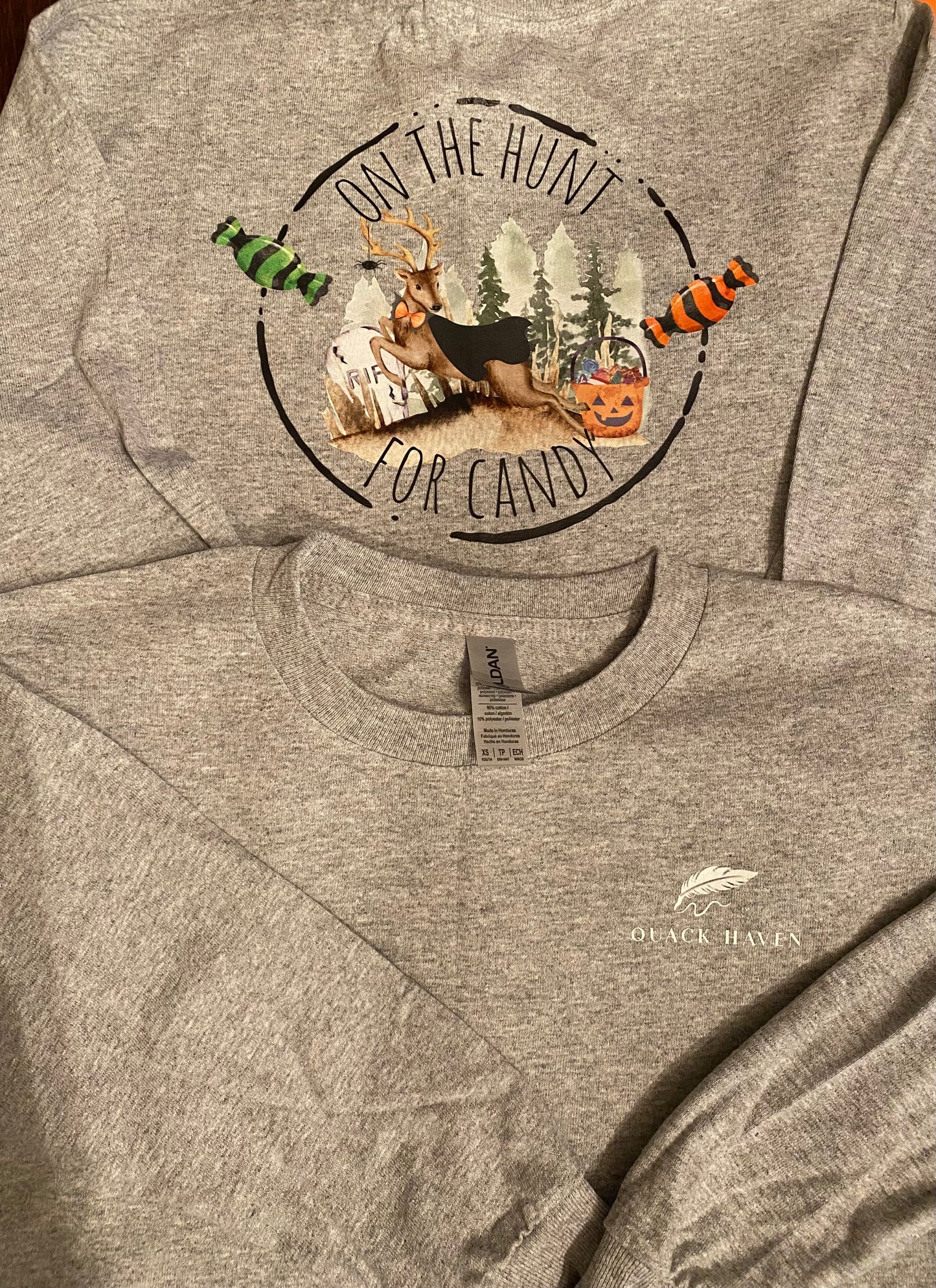 Youth-On the Hunt for Candy (Halloween Shirt)