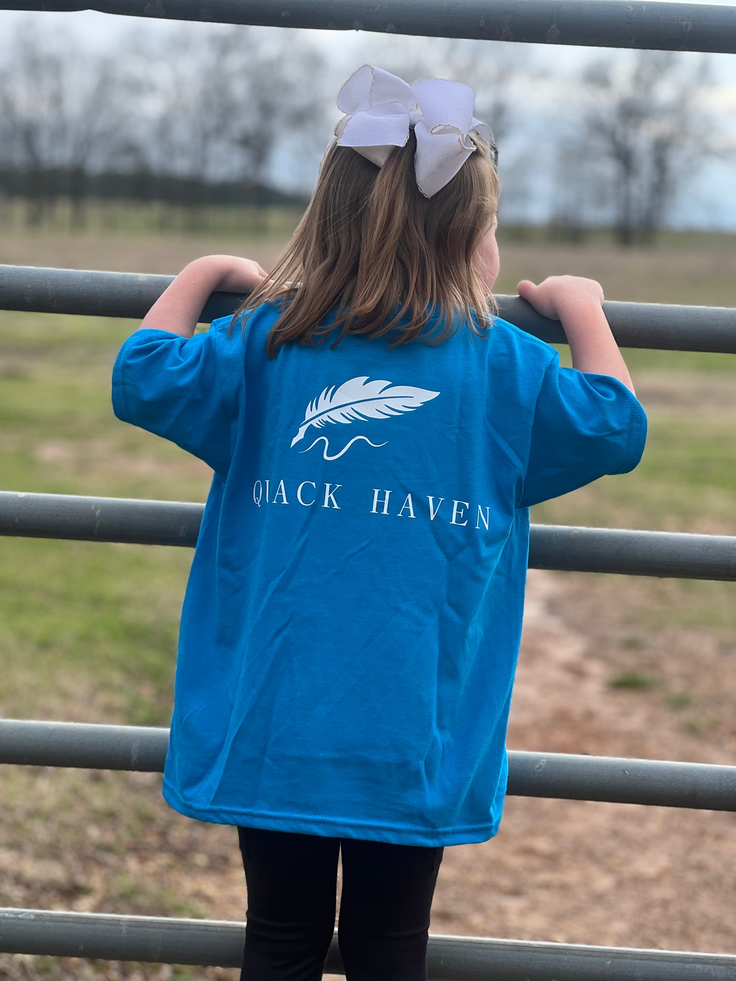 Youth Quack Haven T-Shirt: SAPPHIRE