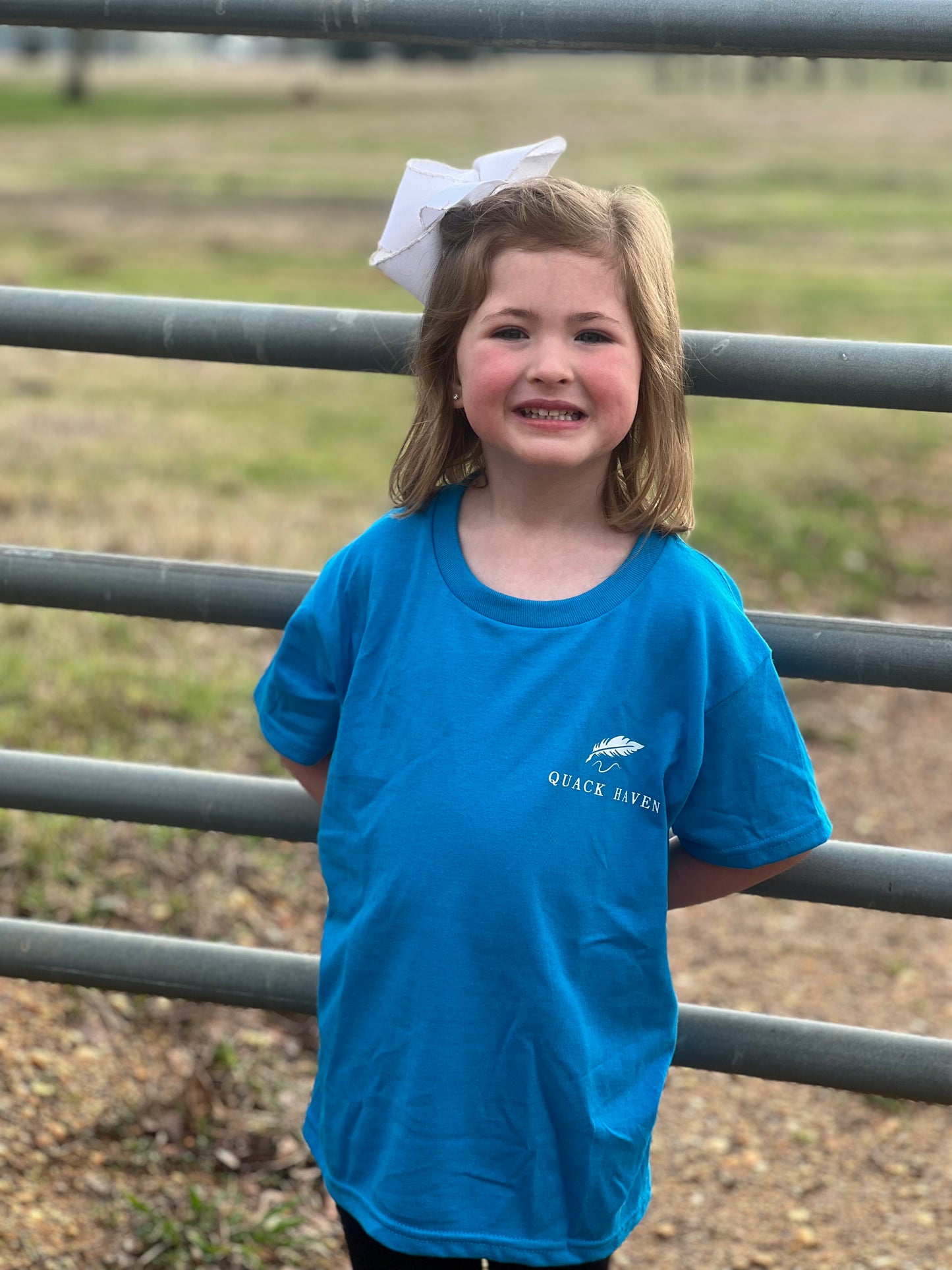 Youth Quack Haven T-Shirt: SAPPHIRE