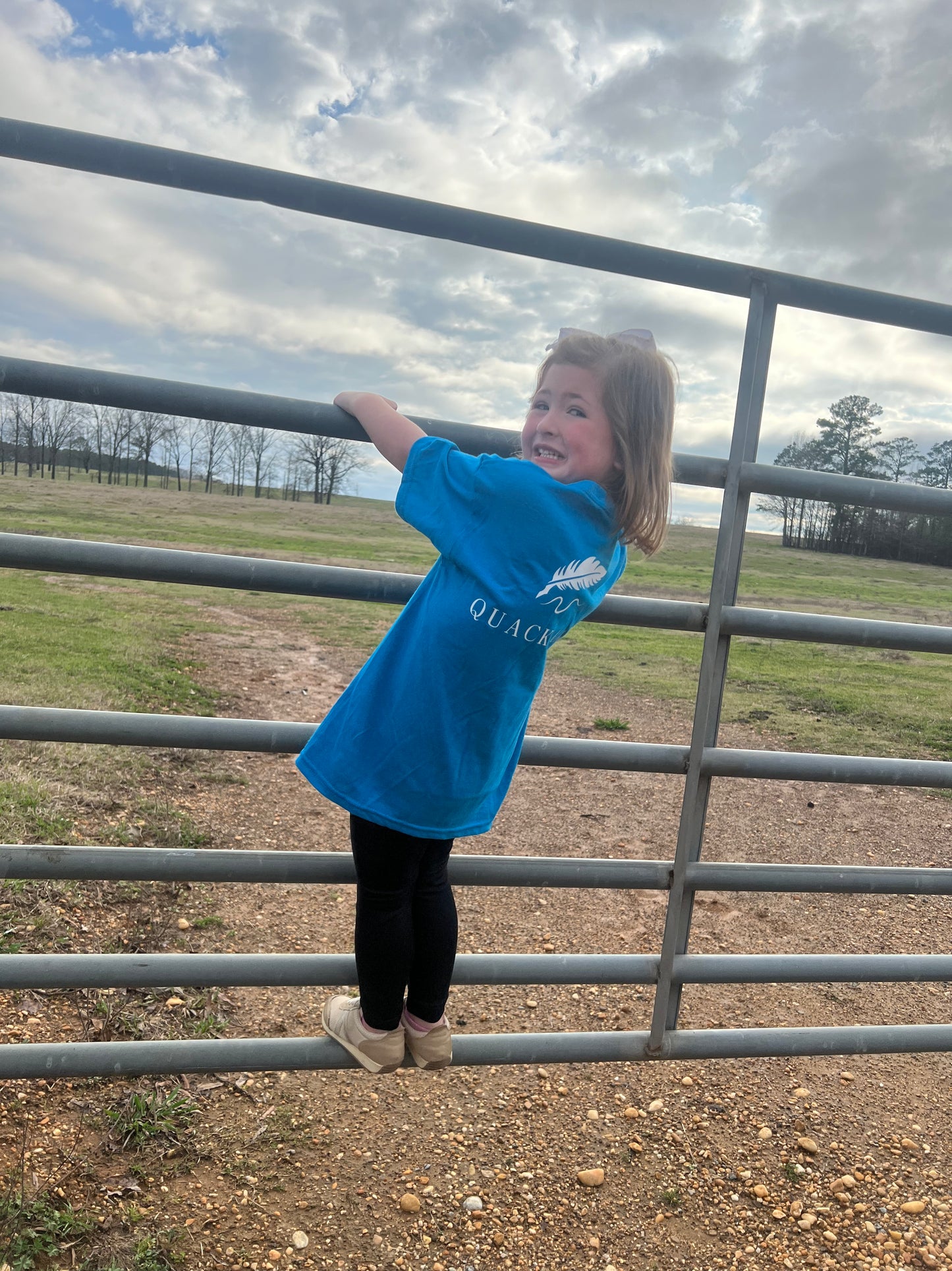 Youth Quack Haven T-Shirt: SAPPHIRE