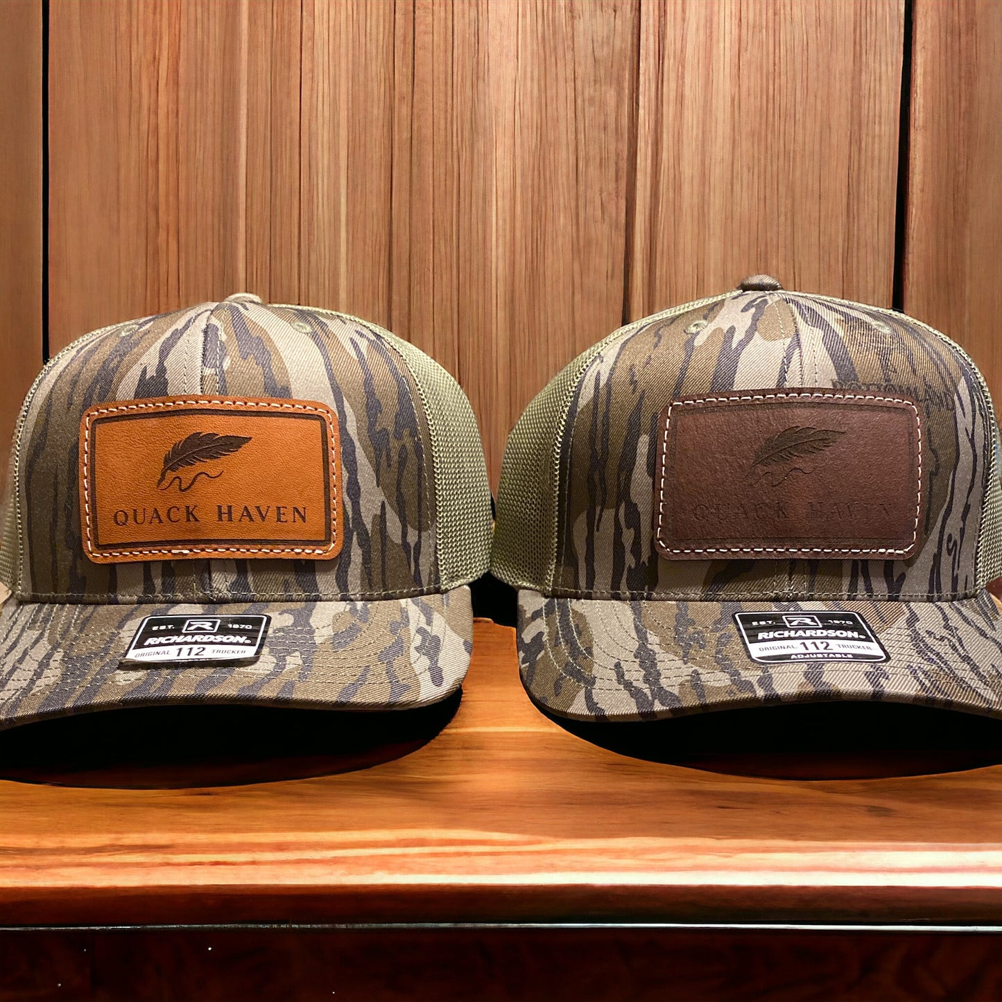 Bottomland camo trucker hat