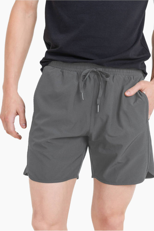 Cason Active Shorts: Dark Slate