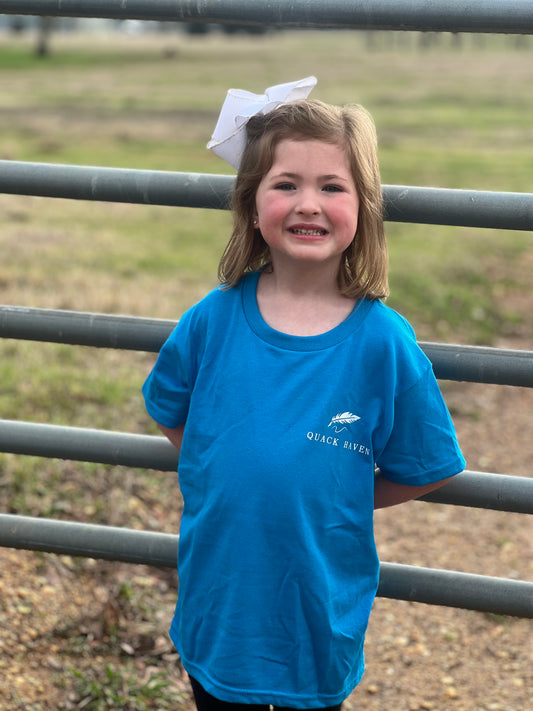 Youth Quack Haven T-Shirt: SAPPHIRE